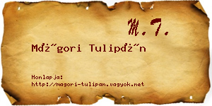 Mágori Tulipán névjegykártya